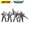 Militaire figuren Joytoy 1/18 Actie Figuur 4PCS/Set 40k T'au Empire Fire Warrior Anime Collection 230814