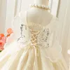 Платья для девочек летние новорожденные девочка Принцесса вечеринка на день рождения платье с ботильными крыльями