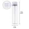 50 ml de tubos de ensayo de plástico plano transparente con tapas de tornillo de aluminio con caramelo Cosmética Travel Lotion Recipientes KLSJM