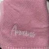 Blankets Cotton Knitted Blanket Personalized Embroidered Name Baby Boy Baby Girl Soft Blanket Baby Shower Breathable Stroller Blanket 230814