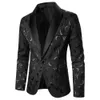 Suits Men Suits Men Suit Poleśnia Rose Wzór jasny Jacquard materiał kontrastowy Kolor Partię luksusowy projekt przyczynowy moda Slim Fit Blazer 230814