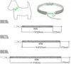 Colarinho de cachorro colarinho de estimação com diamantes acessórios de colar de gatos multicoloridos para gatinho