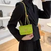 Cross Body 2022 Autumn New Korean Small Popular Fashion Lingge Chain Bag Casual and Simple Westernized One Shoulder Crossbody Small Square Bag Caitlin_fashion_bags