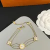 Chain Gold Womens Designer Clover Armband Hoge Kwaliteit Allergische Niet-vervagende Sieraden 2023 Zomer Nieuwe Verjaardag Liefde Cadeau