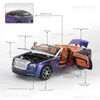 1 24 Rolls Royce Dawn Spofec Legato Model Auto Toy Diecasts Sound Metal Casting e giocattoli per auto leggeri per il veicolo LDRO T230815