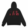 Galary Dept Bluet Designer Hoodie Dept Dept for Womens Męskie Bluzy Bluzy Masowe Trend marka Galerydept Painted Graffiti Letters Drukowane luźne 1282