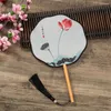 Decorative Figurines Vintage Style Hand Fan For Women Chinese Classical Embroidered Silk Wedding Party Dance Ornaments Home Decor
