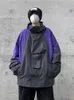 Herrjackor vintage utomhus män kvinnor y2k streetwear överdimensionerade vår huva harajuku vindbrytare kappa koreansk mode ytterkläder 230814