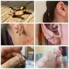 Gestüt Canner Pendientes Plata 925 Piercing Stud Ohrringe für Frauen Kubikzirkonia 925 Sterling Silber Knorpel Ohrring Juwely 1PCS 230814