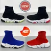 New designer shoes speeds trainer paris mens casual sock sneakers triple black white noir green electric blue luxurys platform mesh womens trainers outdoor sneaker