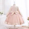 Girl s Dresses Yoliyolei 3pcs set Puffy Dress for Girls Jacquard Pattern Tulle Patchwork Children Clothing 3D Appliques Casual Birthday 230814