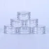 2 ml przezroczysty plastikowy pusty jar28x13mm przezroczysty pokrywka 2gram rozmiar próbki do kosmetyczny krem