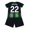 23 24 Estupinan Caicedo Kit enfants Maillots de football MARS MITOMA FERGUSON ALZATE LAMPTEY SARMIENTO VELTMAN Home Away Chemises de football en édition limitée