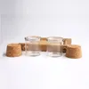 5G botellas de vidrio pequeños con topes de corchos 5 ml de cristalería de alta calidad/jarra glas mini tubo de ensayo QGHTK