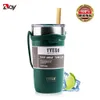 Кружки Tyeso Cup Thermal Water Bottle Bottle Antiansemos Оригинальная термосная кофейная кружка вакуумная колба Изотерма Холодные открытые напитки 230815