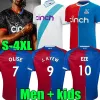 23 24 24 Koszulki piłkarskie 2023 2024 Black Milivojevic olise Kouyate Eze Crystals J.ayew Zaha Mateta Chlupp Palace Benkae Schlupp Home Football Shirt