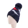 New Winter Warm Kids Knitted Hat Toddler Boys Dinosaur Hat Cute Pompom Baby Thickened Beanie Children Girls Hats Bonnet Gorras