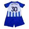 23 24 Estupinan Caicedo Kids Kit Futbol Formaları Mart Mitoma Ferguson Alzate Lamptey Sarmiento Veltman Home Away Sınırlı Üretim Futbol Gömlekleri