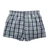 Underpants 10PcsLot Mens Underwear Boxers Shorts 100% Cotton Soft Plaid Boxer Male Panties Comfortable Breathable boxers mens 230815