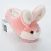 Slipper Children s Home Cotton Slippers Rabbit Anti slip Indoor Warm Winter Fluffy Pink Girls Princess Shoes Kids Footwear 230815