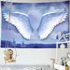 Tapisseries murales suspendues avec ailes d'ange, Art Hippie Simple, décoration de maison pour chambre d'enfants et de filles