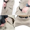 Herenbroeken Snel droge Outdoor Militaire Meervakken Multi -zakken Elastische Tactical Pant Waterdicht PLUS MIZDE 6XL Casual ladingbroeken Men Kleding 230815