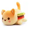 Animais de pelúcia de pelúcia Coca de batatas fritas Burgers Brinquedos de pão 25cm 220617 Drop Toys Delivery Gifts Dhqnz