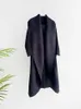 Women's Trench Coats YUDX Miyake Pleated Long Jacket 2023 Turndown Collar Pen Stitch Sleeve Windbreaker Loose Oversize Cardigan 230814