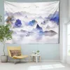 Tapestries landschap schilderen tapijtwand hangende kunst natuurlijk landschap hippie esthetische kamer huisdecor r230815