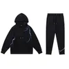 23 Tracksuit men's track suits hoodie Europe American Basketball Football Rugby two-piece with women's long sleeve hoodie jacket trousers Spring