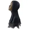 Roupas étnicas moda renda de renda fivela de fivela conveniente hijabs chapéus mulheres muçulmanas mole uma peça Amira Turban Cap Ramadã Islâmico femme