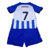23 24 Estupinan Caicedo Kids Kit Futbol Formaları Mart Mitoma Ferguson Alzate Lamptey Sarmiento Veltman Home Away Sınırlı Üretim Futbol Gömlekleri