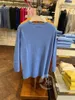 Womens Sweaters Spring n.peal Blue Green V-neck Cashmere Sweater