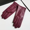 Vijf vingers handschoenen elegante mode -rijhandschoenen echte echte geitenleren handschoenen dames mode winter herfst korte wanten g600 230815