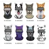 Motorcycle Face Mask 1Pcs Men Women Fl Summer 3D Animal Pattern Digital Printingoutdoor Sports Hood Clava Sun Protection Neck Scarf Dr Ot954