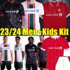 23/24 Wrexham Lee Mullin Soccer Jerseys 2023 2024 Fletcher Palmer Dalby Football Shirt Davies Young Cannon Hayden Hosannah Cannon Men Kids Kids Red Dragons