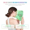 Maska twarzy Maska LED USB Naładowanie 7 kolorów terapia Pontoterapia odmłędność skóry anty trądzik Usuwanie się pielęgnacja skóry.