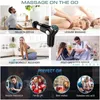 Full Body Massager Massage Gun 32 Speed Deep Tissue Percussion Muscle Massager Fascial Gun For Pain Relief Body And Neck Vibrator Fitness 230815