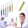 Ballpoint Pens 16pcs Novelty Syringe Ballpoint Pens Cute Stationery Ballpoint Pen 0.5mm Ballpen 230815