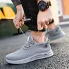 Scarpe eleganti maschi sneakers in maglia le lac-up sneaker a piedi leggero traspirante scarpe da uomo taglia 39-48 zapatillas hombre x230519