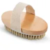 Body Brush Improves Skin's Health and Beauty Natural Bristle Bath Brushes Remove Dead Skin and Toxins Cellulite Treatment Improves Lymphatic Functions