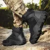 Novo designer de moda de moda masculino sapatos de combate botas de combate botas de caminhada ao ar livre botas militares boots de segurança designer de botas de segurança