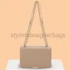 أكياس الكتف حقيبة نسائية للسيدات 2023 جديدة صغيرة من الرياح العطرية Lingge Chain Bag CrossbodyStyDesignerbags