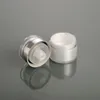 15 30 50 G / ML Pearl White Acrylic Airless Jar Round Vacuum Cream Jar 05Oz 1Oz 17Oz Cosmetic Packing Pump Bottles Kbaof