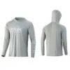 Utomhus t-shirts sommarfiske kläder mens långärmad hoodie jersey camisa de pesca ljus färg fiske skjortor uv skydd snabba torra toppar 230814