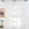 Curtain White Blackout Curtains Tulle for Living Room Marble Striped Gold Silver Printed Tulle Home Balcony Vertical Curtain cortinas R230815