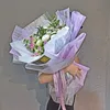 Hediye sargısı 20pcs/paket 58*58cm su geçirmez çiçek ambalaj kağıdı düğün doğum günü partisi hediye dekor diy el sanatları kağıt R230814