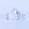 2ML/2Gram Clear Plastic Container Jar Pot Clear Lid 2Gram Size For Cosmetic Cream Eye Shadow Nails Powder Jewelry E-Liquid Ahscr