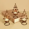 Candle Holders Tabletop Holder Decor Centerpiece Candlestick Xmas Lantern Portable Stand Romantic Tealight For Home Party Gadget