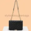 أكياس الكتف حقيبة نسائية للسيدات 2023 جديدة صغيرة من الرياح العطرية Lingge Chain Bag CrossbodyStyDesignerbags